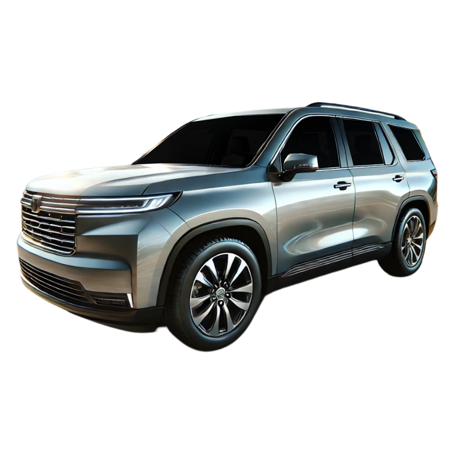 SUV with 5% window tint illustrating a very dark window tint shade