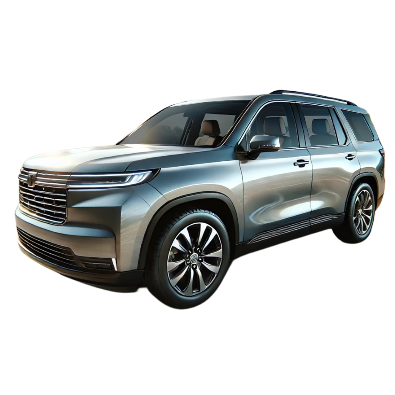 SUV with 50% window tint illustrating a light window tint shade