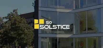 50 Solstice architectural window film for residential and commercial window tinting with heat rejection, UV protection and clear visibility