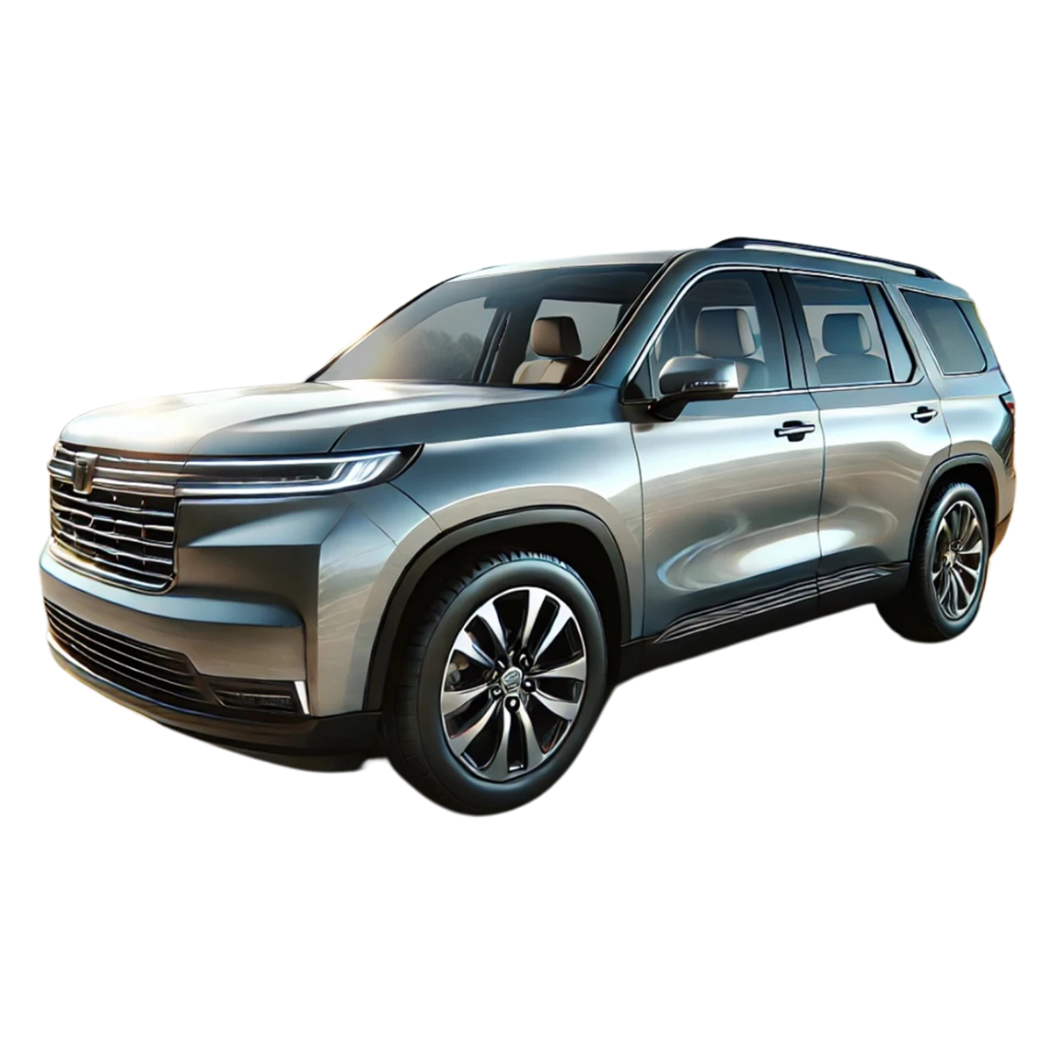 SUV with 70% window tint illustrating a light window tint shade