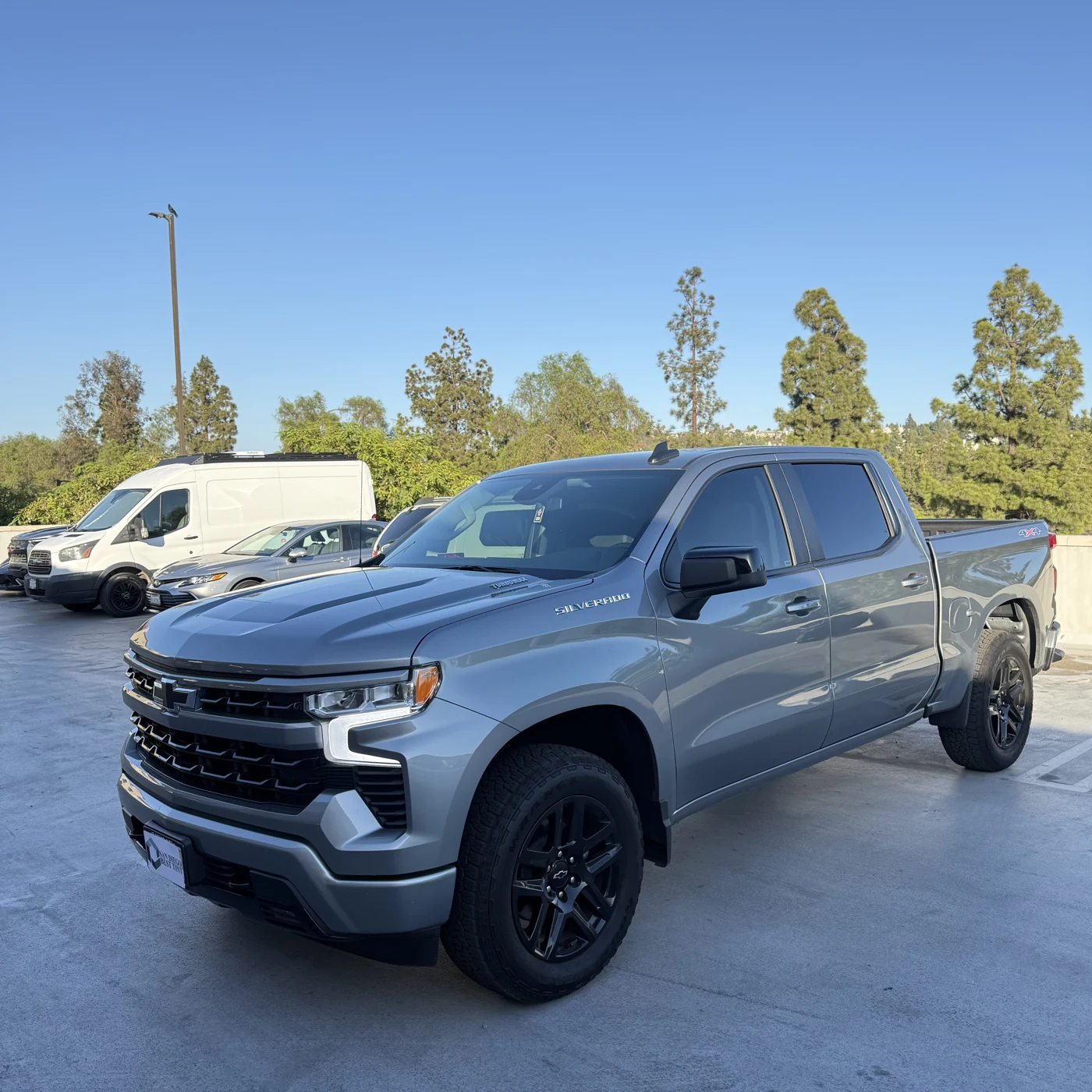 Chevrolet Silverado after Nano Ceramic IR window tint installation in Carmel Mountain Ranch