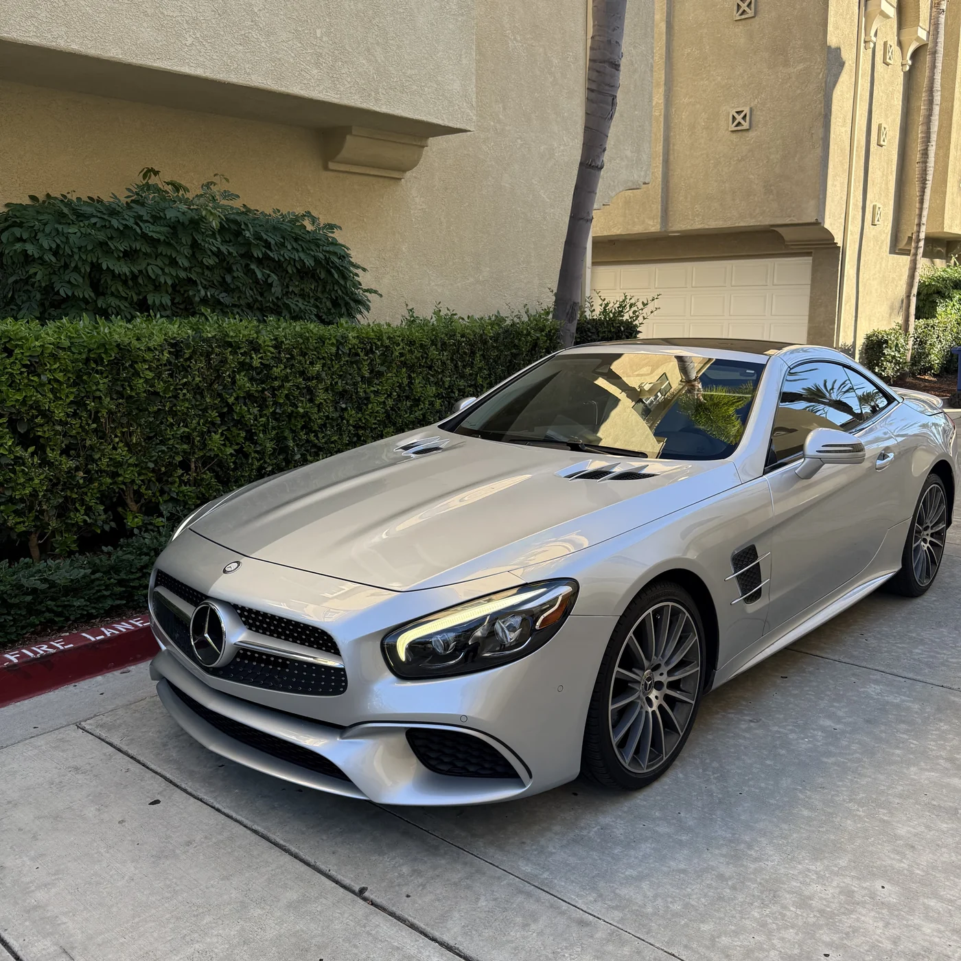 Mercedes-Benz SL550 after Nano Ceramic IR window tint installation in Carmel Valley