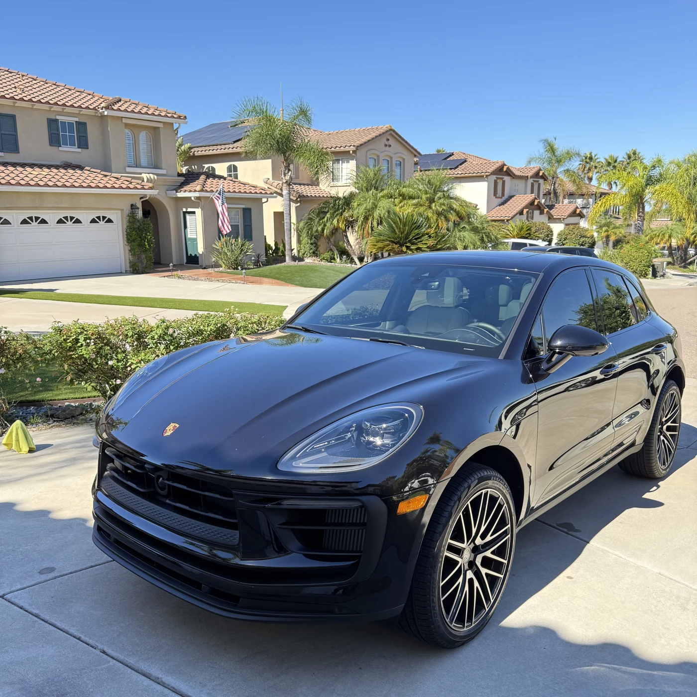 Porsche Macan after Nano Ceramic IR window tint installation in 4S Ranch